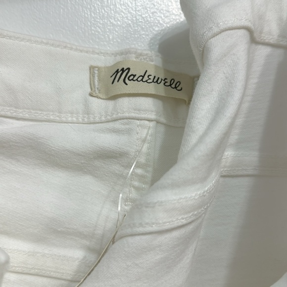 White madewell button fly skinny jeans with raw hem NWT - Picture 4 of 6